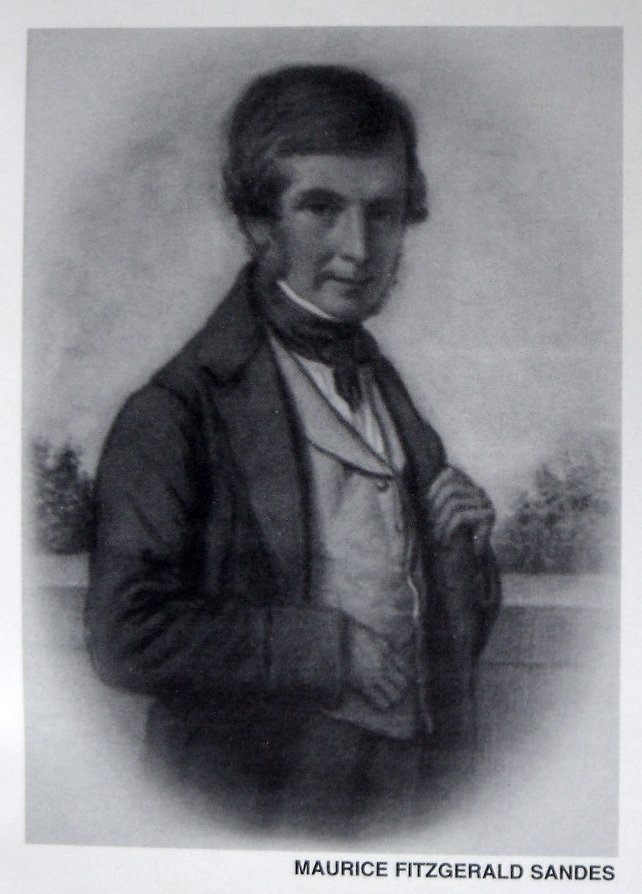 Maurice Fitzgerald Sandes - image taken from a scan of the book "A History of Collis Sandes House" by Bernadette Walsh